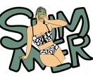 海の女性を描いてます 海と女性の最高のコンビネーション イメージ5