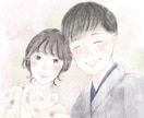 商用可◆写真1枚からイラスト作成します 簡単依頼♪オシャレな淡いイラストで優しい印象に◎ イメージ2