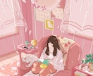 MVイラスト、サムネ、アイコンなどご対応いたします 書き込み多めのあなたに合ったイラストをお届け致します✨ イメージ10