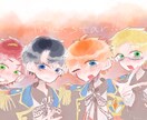 かわいい系のアイコンやイラストを描きます SNSのアイコンや動画のMV用のイラストなどに✨ イメージ10