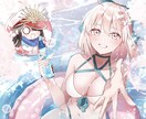 商用利用可能！キラキラ魅力的なイラストを制作します グッズ・MV・立ち絵など用途にあわせて制作します！ イメージ3