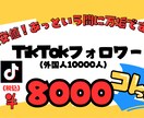 TIkTokフォロワー１万人増やします ティックトックのフォロワーを一万人増加！激安価格です イメージ1