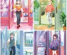 キラキラ色彩鮮やか可愛い愛されイラスト制作します 現役大手企業デザイナーがプロの一枚をお届けします イメージ2