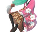 一枚絵の制作承ります 繊細で鮮やかな作風でお描きします イメージ7