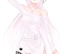 配信活動・SNS利用等 一枚絵イラスト制作承ります 配信・歌ってみたなど、 用途に合わせた1枚絵を制作します！ イメージ2