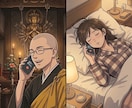 おぼつかない夜に。あなたの眠りを手助けします 電話で「心がおぼつかない方」へ。深夜のお電話承ります。 イメージ1