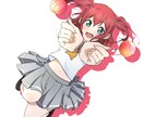 鮮やかなかわいいかっこいいイラストお描きします 絵柄寄せ可！アイコン、キャラデザ、立ち絵など！ イメージ5