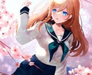 目の輝きと透明感にこだわります 可愛いキャラクターを目の輝きで個性的に イメージ2