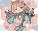 IRIAM TRPGなどに使える立ち絵販売します 和風な喫茶で働くウエイトレスのようなかわいい女の子です。 イメージ4