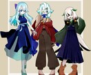 もちっとかわいいイラスト描きます 商用利用可のミニキャラ&立ち絵達！アイコンやグッズにどうぞ！ イメージ5