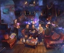 ファンタジー背景画魔法の世界観を描きます 絵本や動画の背景画、夢の光景の具現化などにご利用ください イメージ3