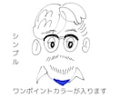写真を元に、お好きなタッチで似顔絵をお描きします シンプルかつ印象的！プレゼントや名刺、SNSアイコンにどうぞ イメージ6