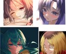 アイコン、一枚絵、立ち絵等のイラスト描きます 商用利用可。SNSでの活動用にどうぞ！ イメージ2