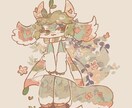 ケモノ、獣人キャラクターのイラストを描きます ふわふわでかわいいイラストが欲しい方へ イメージ4