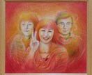 チャネリング似顔絵　魂にコミットした似顔絵描きます 波動上昇サポート似顔絵＊色紙orキャンバスで飾れる水彩画 イメージ7