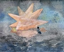 A4以上・郵送＊絵本の1ページのような絵を描きます アナログで、水彩アート作品制作して郵送します。 イメージ6