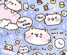 大切なペットや動物の絵を描きます 可愛らしくデフォルメした世界に一つだけのイラストを！ イメージ2