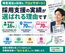 30日間【生活支援員・職業指導員】の採用代行します ｜障害福祉に強い！｜ジョブメドレーの求人改善＋スカウト代行 イメージ3