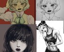 あなたのイメージに合ったイラスト描きます お客様のご希望に合わせてどんな絵柄でも対応します！ イメージ2
