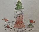 手描きの水彩イラスト描きます ぬくもりを感じるワンポイントイラストの挿絵です イメージ1
