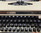 タイプライターで英語での手紙を代筆いたします オシャレな手紙が描きたい方や、古い本などの簡単な複写をします イメージ1