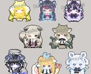 かわいいドット絵製作します キャラやお写真をドット絵にいたします! 新規デザインも可 イメージ5
