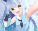 可愛い女の子の一枚絵描きます 寒色系に特化した色使いが得意で、幼めなのが特徴です イメージ9