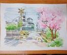 水彩やデッサンで写真や景色等を綺麗に描きます 絵柄色々、お客様のご希望に沿ったイメージで納品させて頂きます イメージ4