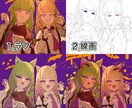 温かみのある雰囲気のキャライラストお描きします かわいくキレイな魅力あふれるイラストを丁寧に作成します イメージ2