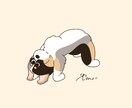 ペットをキャラクター風にイラスト化します あなたの大切な家族のペットを可愛くキャラクターにイラスト化！ イメージ2