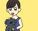 おめめキラキラ！デフォルメ似顔絵描きます SNSのアイコンにぜひどうそ♫ イメージ4