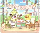 小さくかわいいまめめちびイラストを描いています 配信者向けのイラスト！スタンプやグッズ用として使えます! イメージ8