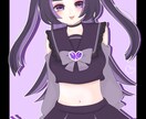 商用利用込！はっきりとした可愛い一枚絵描きます 瞳のキラキラ感とツヤ感が特徴です♡ イメージ2