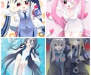 女の子のアニメ風萌えイラスト描きます 絶対に可愛く描きますのでよろしくお願いします！ イメージ4