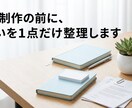 LP制作の前に、迷いを1点だけ整理します LP制作で、どこで詰まっているかを整理します イメージ1