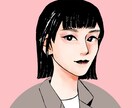 アイコン用似顔絵イラスト描きます スッキリした線とリアルな色塗りが特徴的な似顔絵 イメージ2
