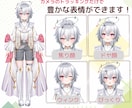 高品質Vtuberデビューを全力でサポートします 表情4点付き！著作権譲渡！企業実績多数 イメージ4