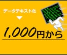 紙媒体・画像・PDFデータをテキスト化します WordやExcelに入力する面倒な作業を代行します！ イメージ1