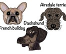 主にペットの絵を描いています あなたの理想通りに作成致します。値段はご相談できます。 イメージ1