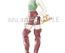 商用可！ファッションイラスト描きます ファッション風オリジナルイラストを描きます！ イメージ3