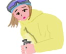 カラーで人物イラスト制作します 雑誌の挿絵のような黒色線画を用いないイラスト イメージ2