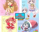 かわちい【立ち絵/SD/1枚絵】イラスト制作します 配信企画や返礼品にも◎商用利用・二次利用可！(*ˊ˘ˋ*) イメージ7
