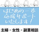 在宅ワーク・副業を女性チームでご相談承ります 自分に合った副業って何だろう？はじめの一歩お手伝いします イメージ1