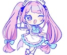 女の子のミニキャラ描きます アイコン等に使えるミニキャラを描かせて頂きます。 イメージ1