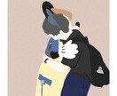 あなたの写真をイラストにします やさしい色合いで写真をイラストに落とし込みます！ イメージ1