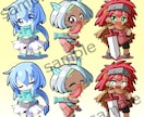 かわいいデフォルメ(SD)キャラ製作します SNS・配信・グッズ等に使えるオリジナルSDキャラの製作 イメージ4