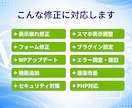 WordPressの修正・カスタマイズします 小さな修正から機能追加まで対応 イメージ3