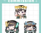 SDキャラ・ミニキャラ描きます 商用利用OK！グッズやサムネイルにおすすめ！ イメージ4