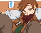 完全オリジナルイラスト！広い表現で希望に答えます ご予算にあったイラスト制作、ポップな絵柄と広い表現が魅力です イメージ1