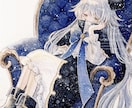 MV/歌ってみた/グッズに使用できる一枚絵描きます 水彩やデジタルを使用して、ご希望のテイストで描きます。 イメージ1
